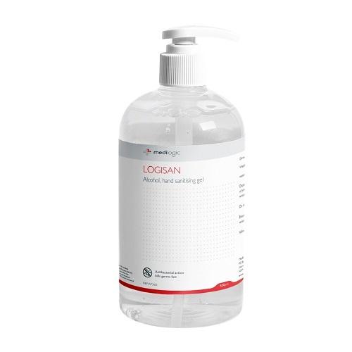 LOGISAN Alcohol Hand Sanitiser Gel 500ml - Each
