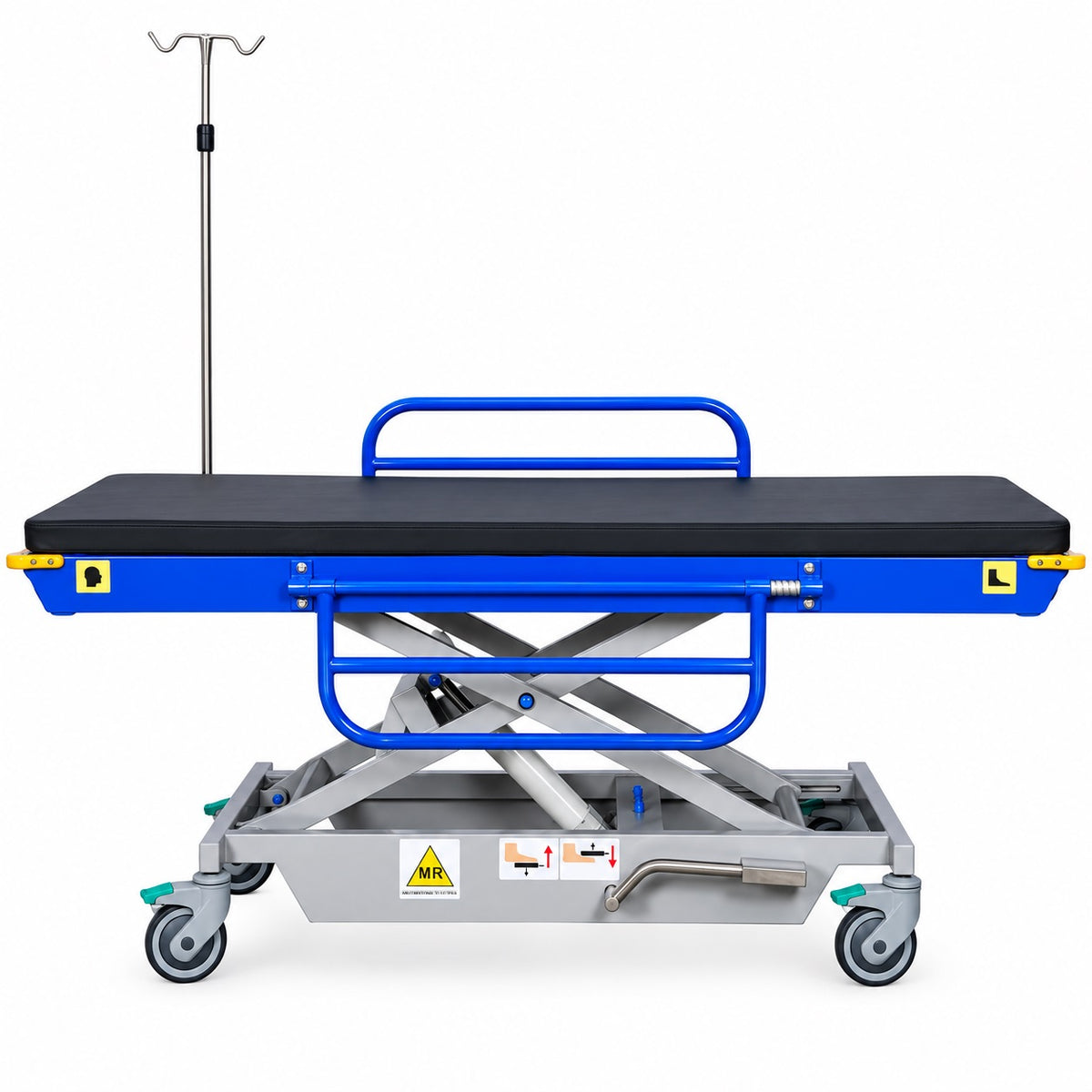 LOGIFORM MRI Safe Hydraulic Height Adjustable Stretcher - Flat Back