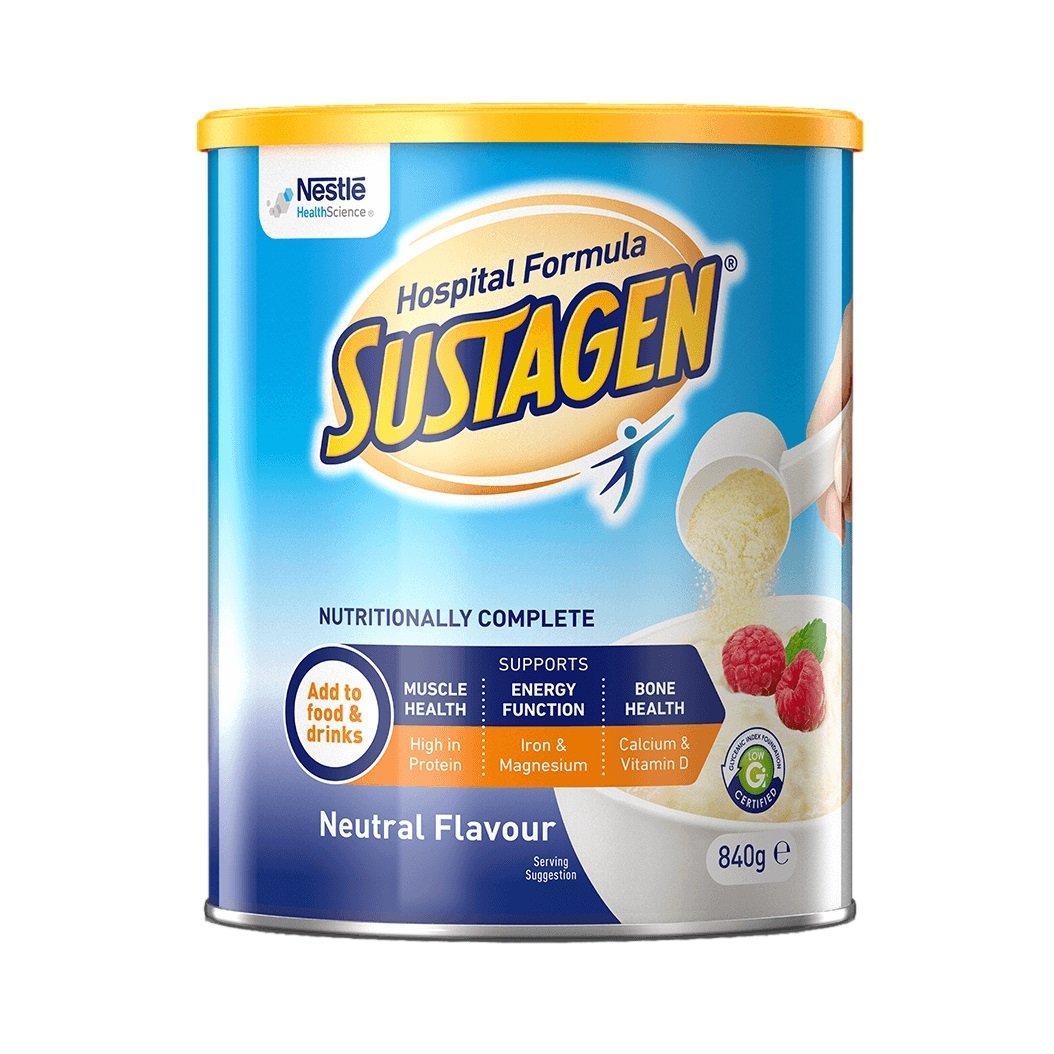 Sustagen Hospital Formula Neutral 840g Can - Carton (6)