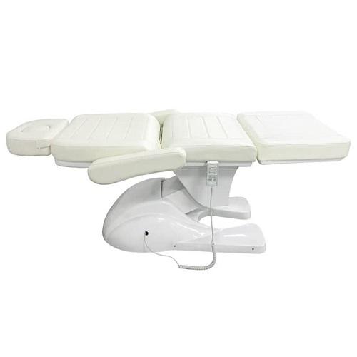 LOGIFORM Supreme Cosmetic Couch 4 Motor 3 Section in White Medical Grade Vinyl (PM5)