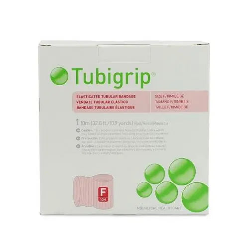 Tubigrip Tubular Bandage Size F Flesh/Beige 10m Molnlycke