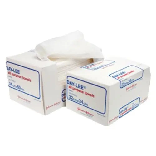 Day-Lee Towels 34cm x 60 - Box (100) Johnson & Johnson