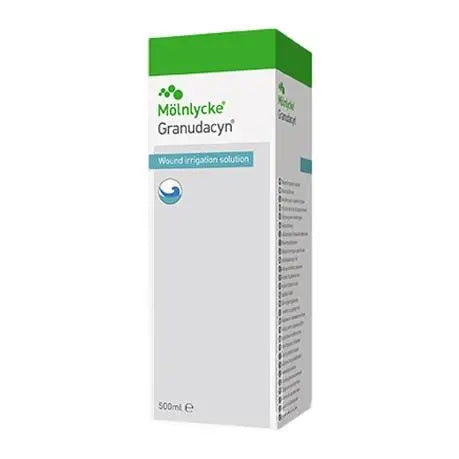 Granudacyn Irrigation Solution 500ml - Carton (12) Molnlycke