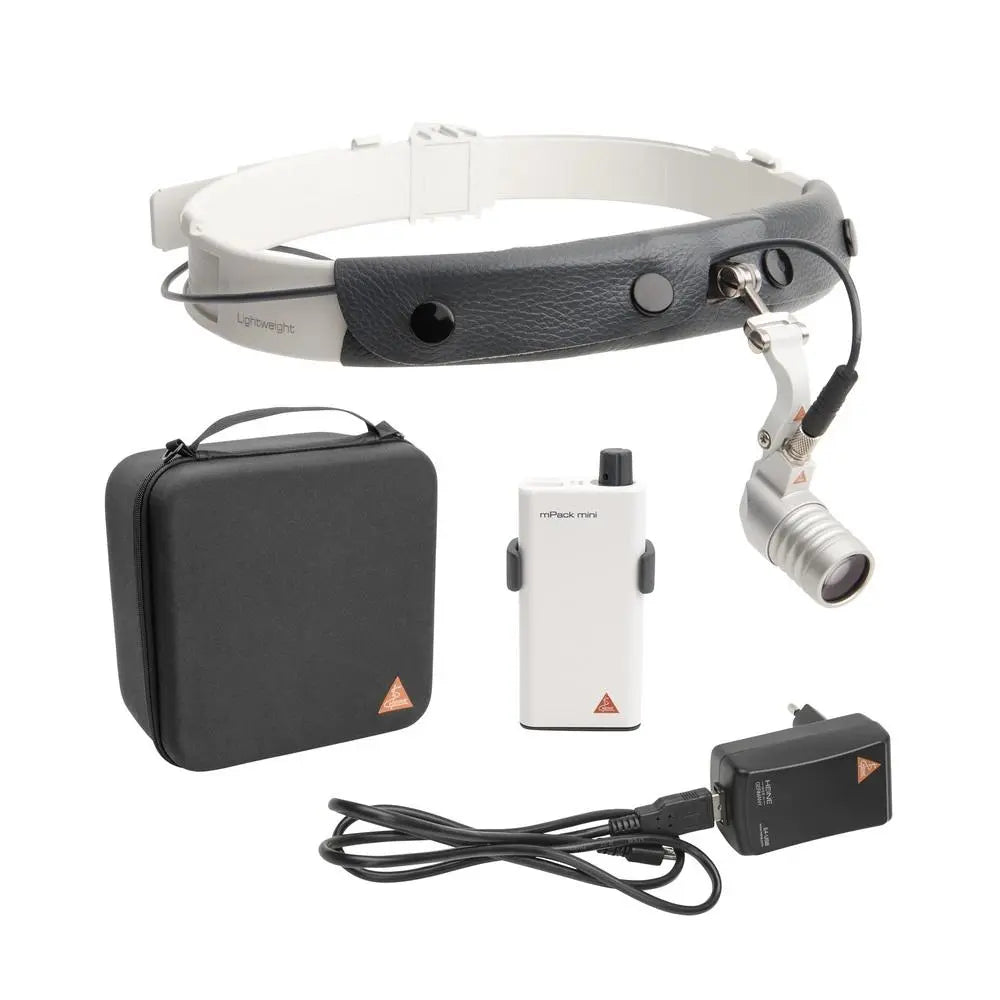 HEINE Microlight 2 Set - Lightweight Headband + mPack mini HEINE