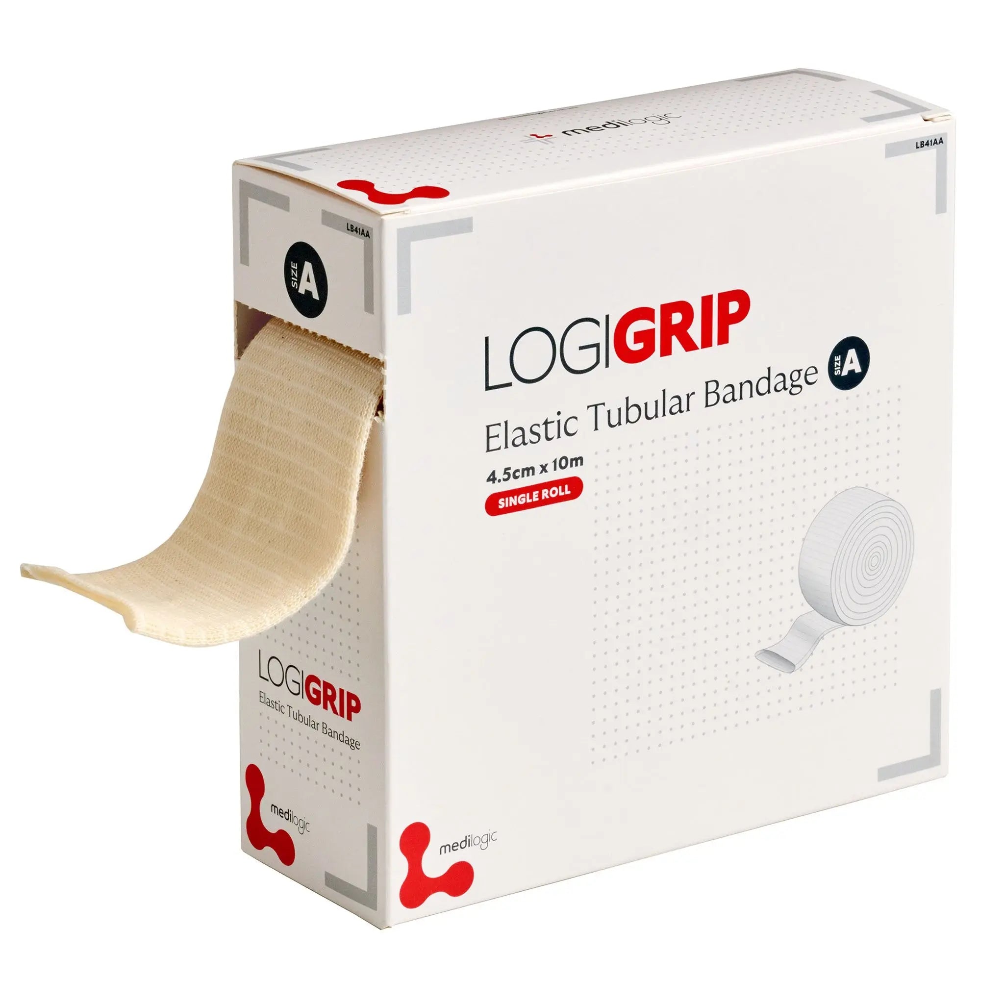 LOGIGRIP Tubular Bandage 4.5cm x 10m Size A Medilogic