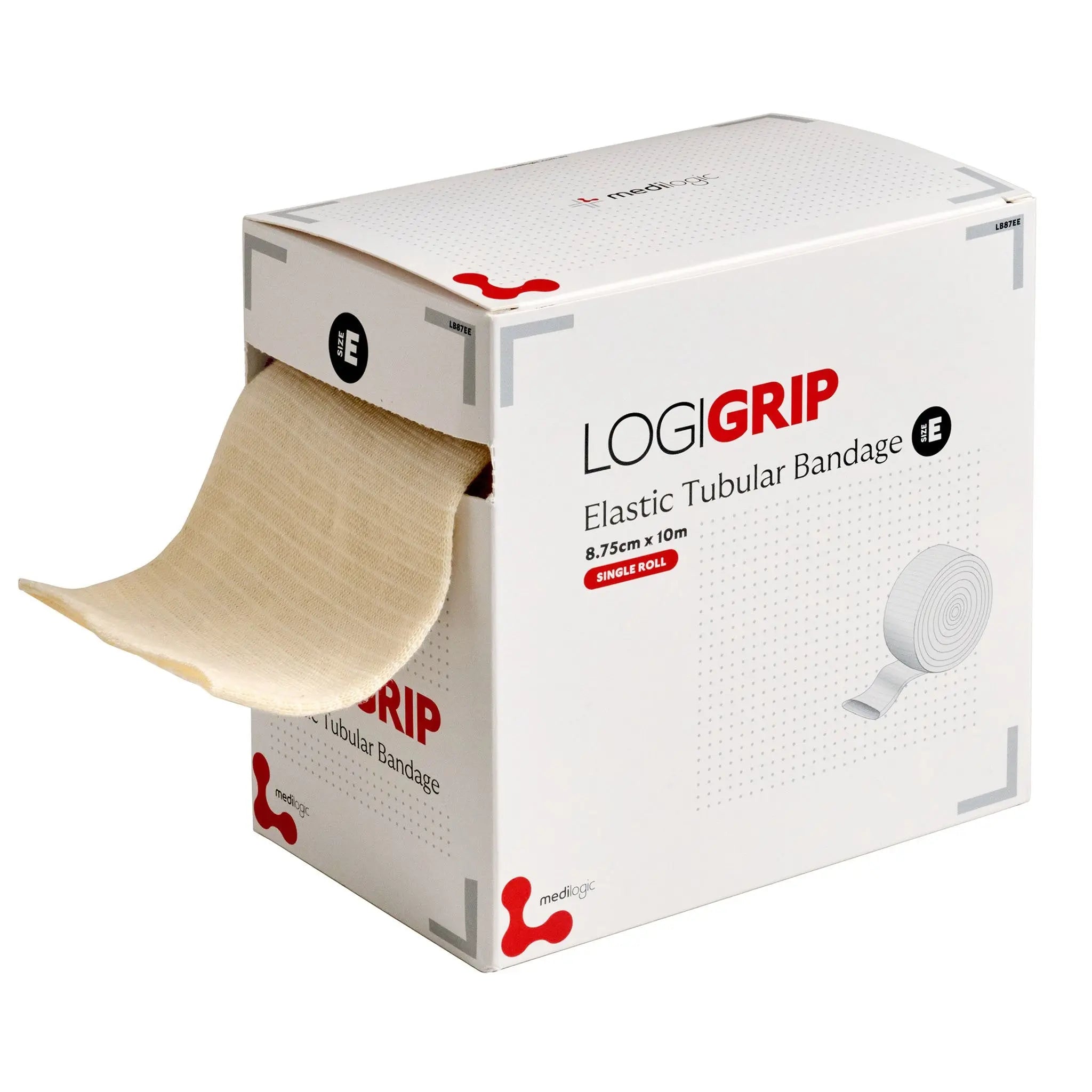 LOGIGRIP Tubular Bandage 8.75cm x 10m Size E Medilogic