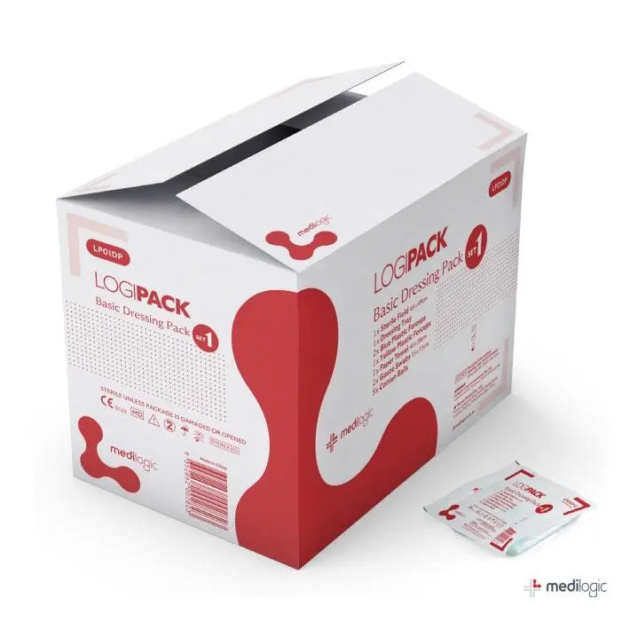 LOGIPACK Basic Dressing Pack Set 1 - Carton (160) Medilogic