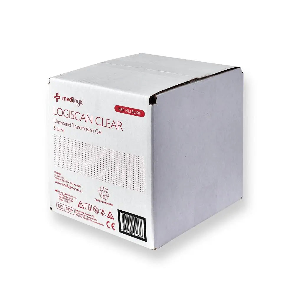 LOGISCAN Ultrasound Gel 5L Clear - Each Medilogic