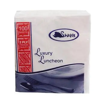 Napkin 2 Ply 1/4 Fold White - Carton (2000) OTHER