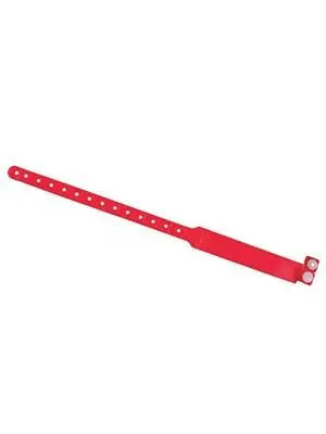 Patient Identification Band, Adult with Name Card, Red Latex Free - Box (250) OTHER
