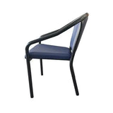 Sara Chair - Black Powdercoated Frame with Neptune Vinyl Upholstery OTHER