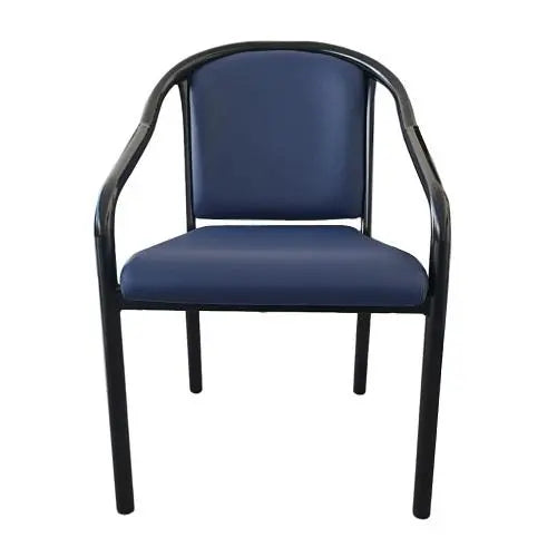 Sara Chair - Black Powdercoated Frame with Neptune Vinyl Upholstery OTHER
