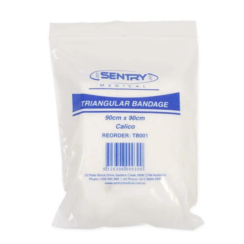 Triangular Bandage Disposable 110 x 110cm - Each Sentry Medical