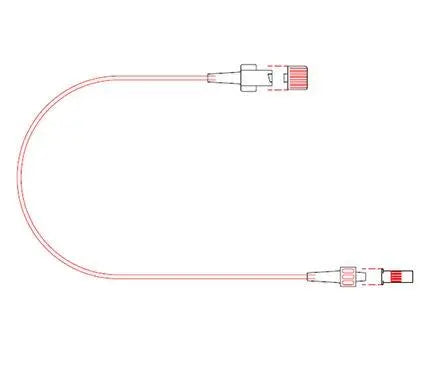 Tuta Extension Set MINIMUM VOLUME Set 25cm (Priming Vol 0.4mL) - Carton (100) Tuta