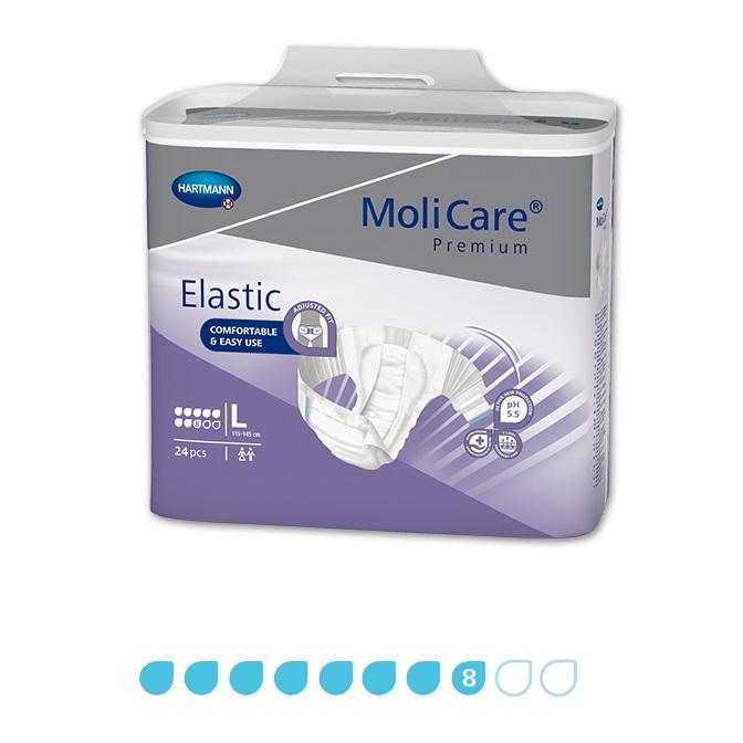 MoliCare Premium Elastic Slip Large, 8 Drops - Pack (24)