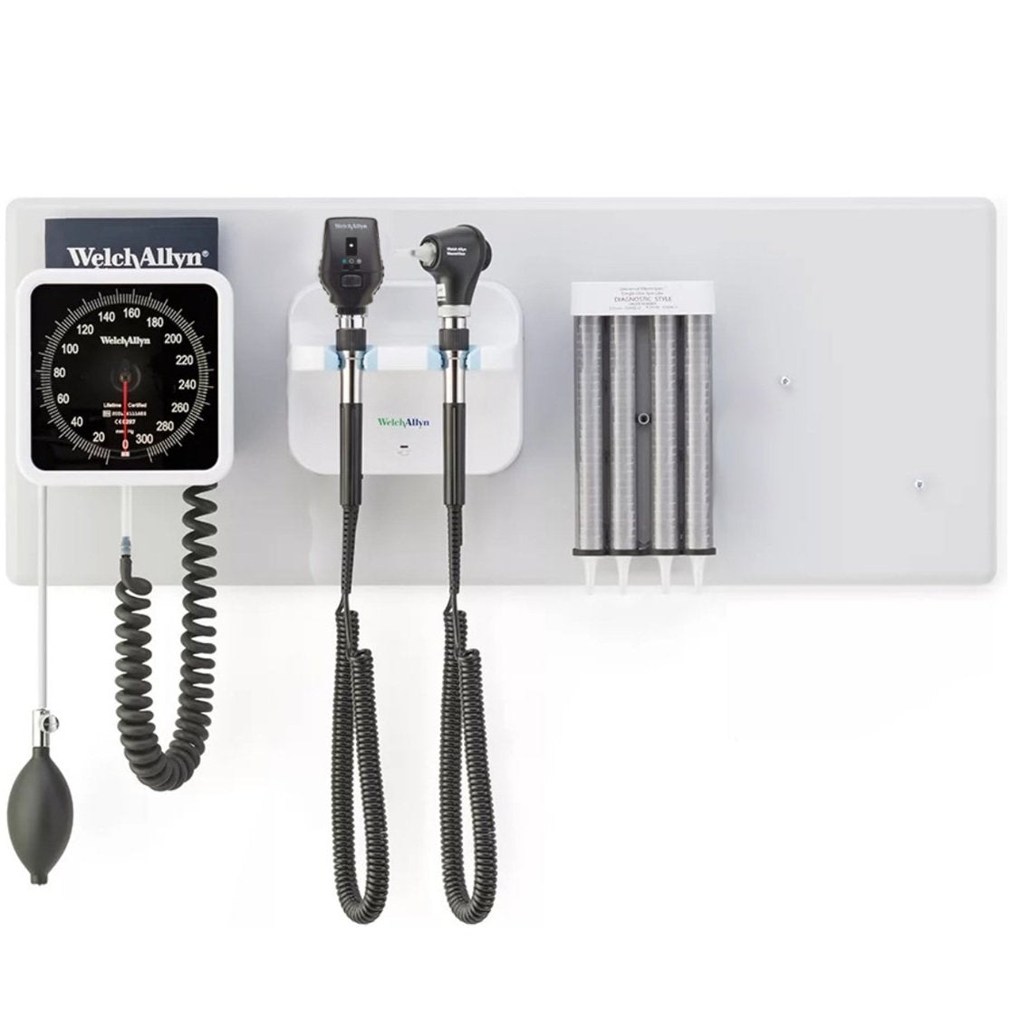 WELCH ALLYN 77716 Wall System LED, Coaxial, Macroview, Dispenser, Aneroid Sphyg