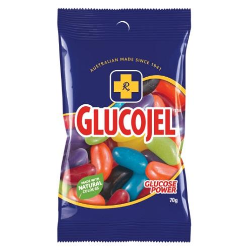 Gold Cross Glucojels Jelly Beans 70g - Box (36)
