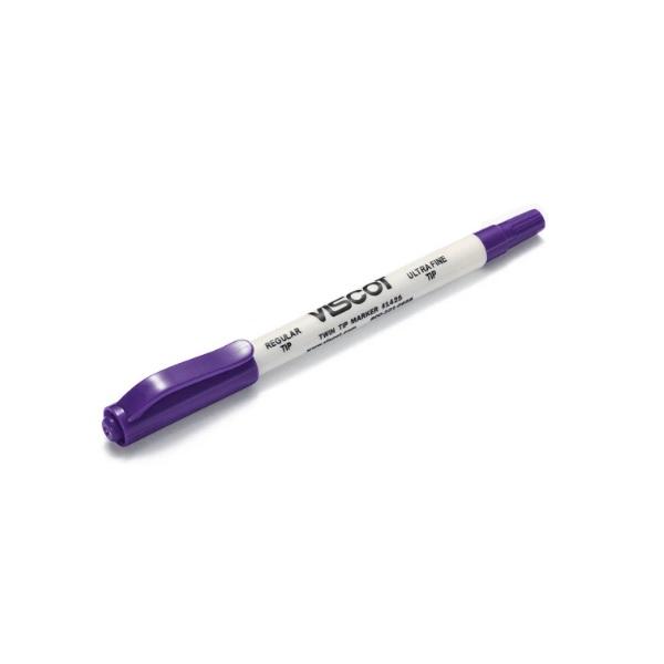 Viscot Twin Tip Skin Marker with Ultra Fine/Regular Tip Sterile - Pack (10)