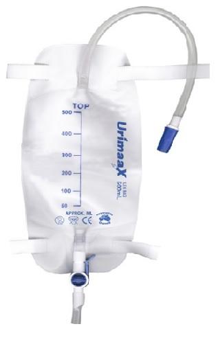 Urimaax Drainage Bag Leg 500ml 30cm Sterile - Each