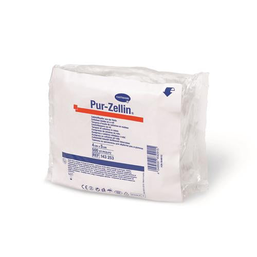 Pur-Zellin Swabs - 4cm x 5cm (Pack 500) (Purzellin)