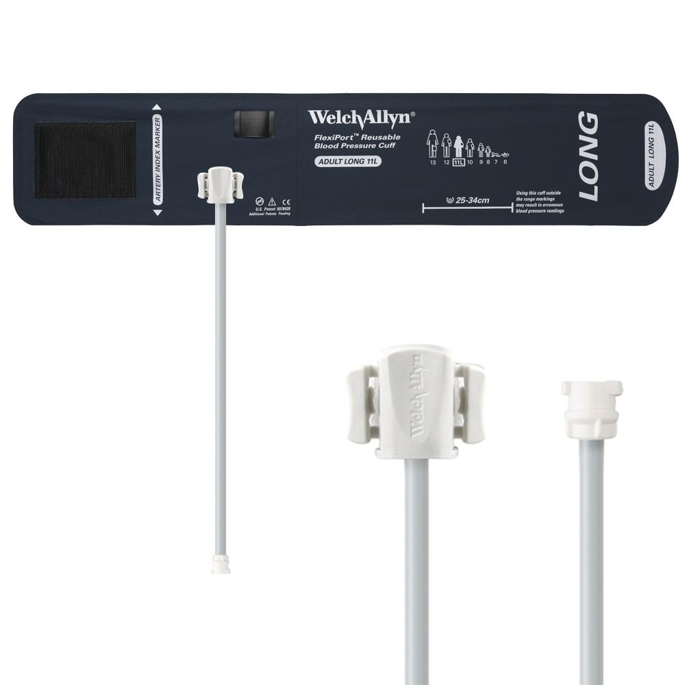 WELCH ALLYN Adult Cuff Long, Size 11L, 25-34 cm One Tube Locking (REUSE-11L-1MQ)
