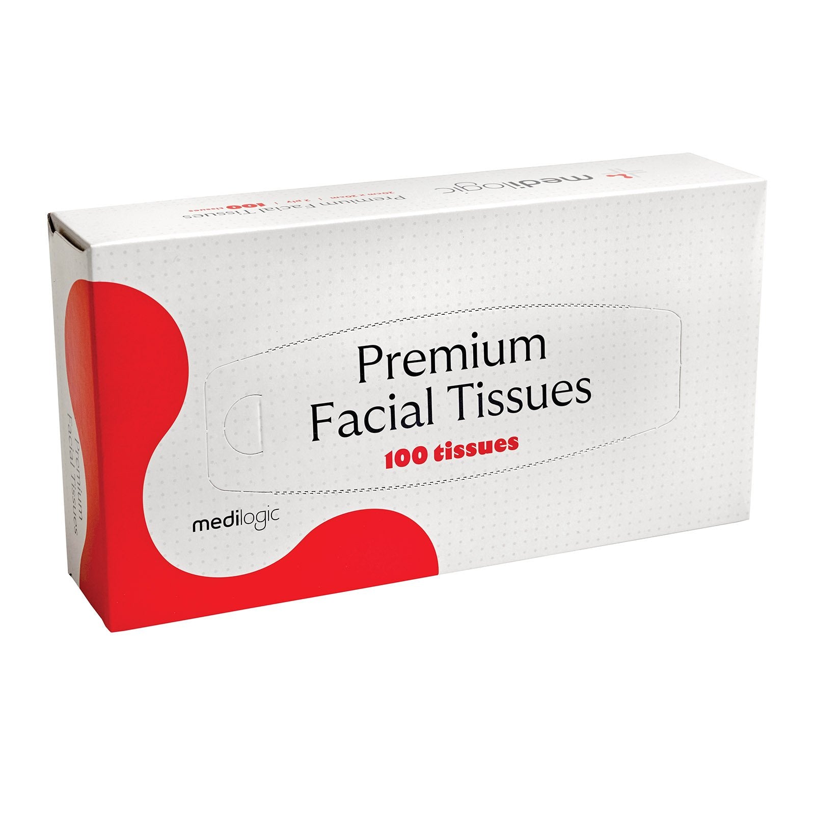LOGITOWEL Premium 2 Ply Facial Tissues Box 100 - Each
