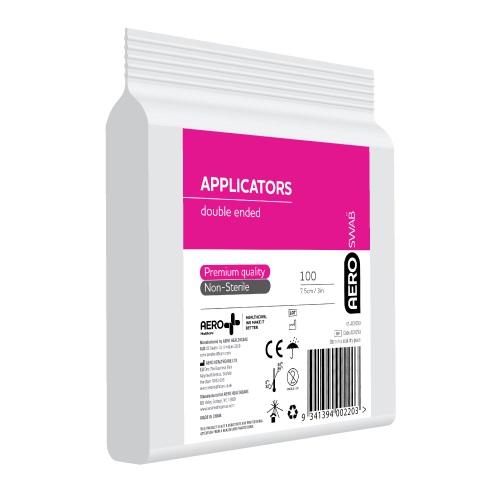 Aeroswab Cotton Tipped Applicator Double Ended 7.5cm - Pack (100)