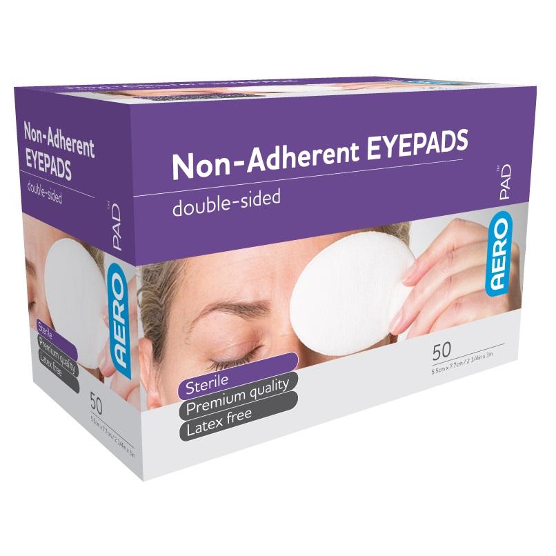 Aeropad Cushioned Oval Eye Pad 5.5cm x 7.7cm Sterile Non-Adh - Box (50)