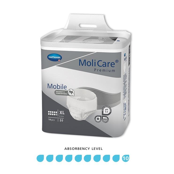 MoliCare Pull-Ups Premium Mobile X-Large, 10 Drops - Pack (14)