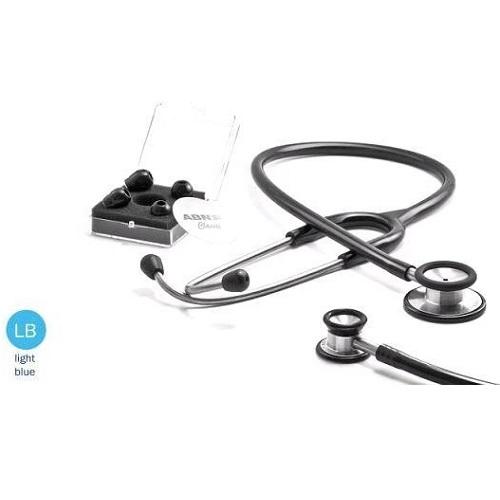 ABN Classic Adult Dual Head Stethoscope Light Blue (417)