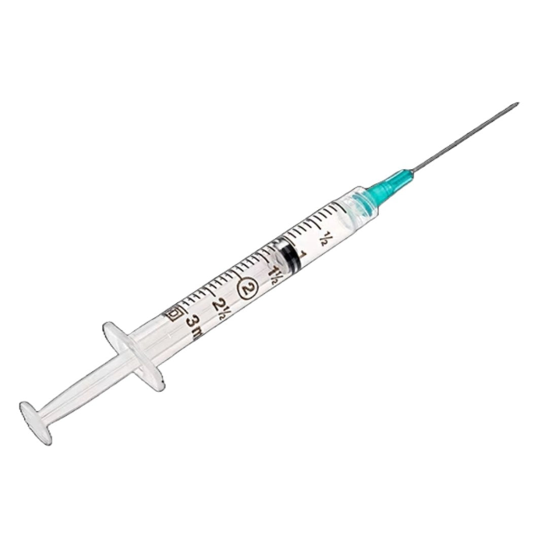 BD Syringe with Needle 3ml 23g x 25mm - Box (100)