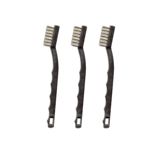 Instrument Cleaning Brushes Fine S/S Bristles - Pack (3)