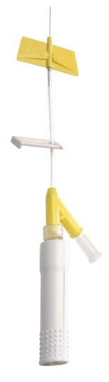 BD SAF-T-INTIMA Yellow 24Gx 19mm Safety System with Y ADAPTOR - Box (25)