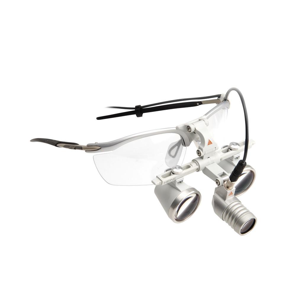 HEINE Loupelight 2 Set HR 2.5x Binocular Loupe 340mm + S-FRAME + mPack mini