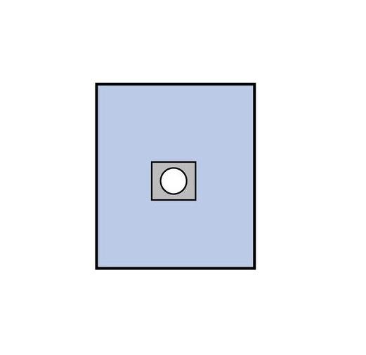 3M Small Drape with Adhesive Aperture (6.3cm circle) 57cm x 66cm - Box (25)