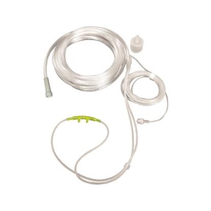 Parker Disposable Adult Oxygen Nasal Cannula w CO2 Sampling 2.1m w Male - Carton (50)