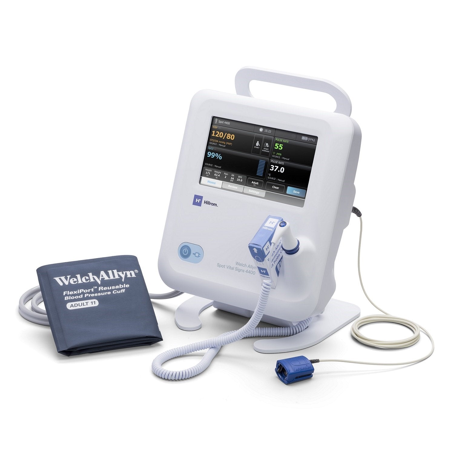 Hillrom Spot 4400 Vital Signs Monitor with NIBP, Suretemp and Nonin Sp02