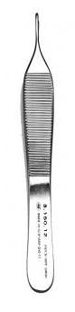 Adson Tissue Forceps 1x2 Teeth Standard 12cm HIPP