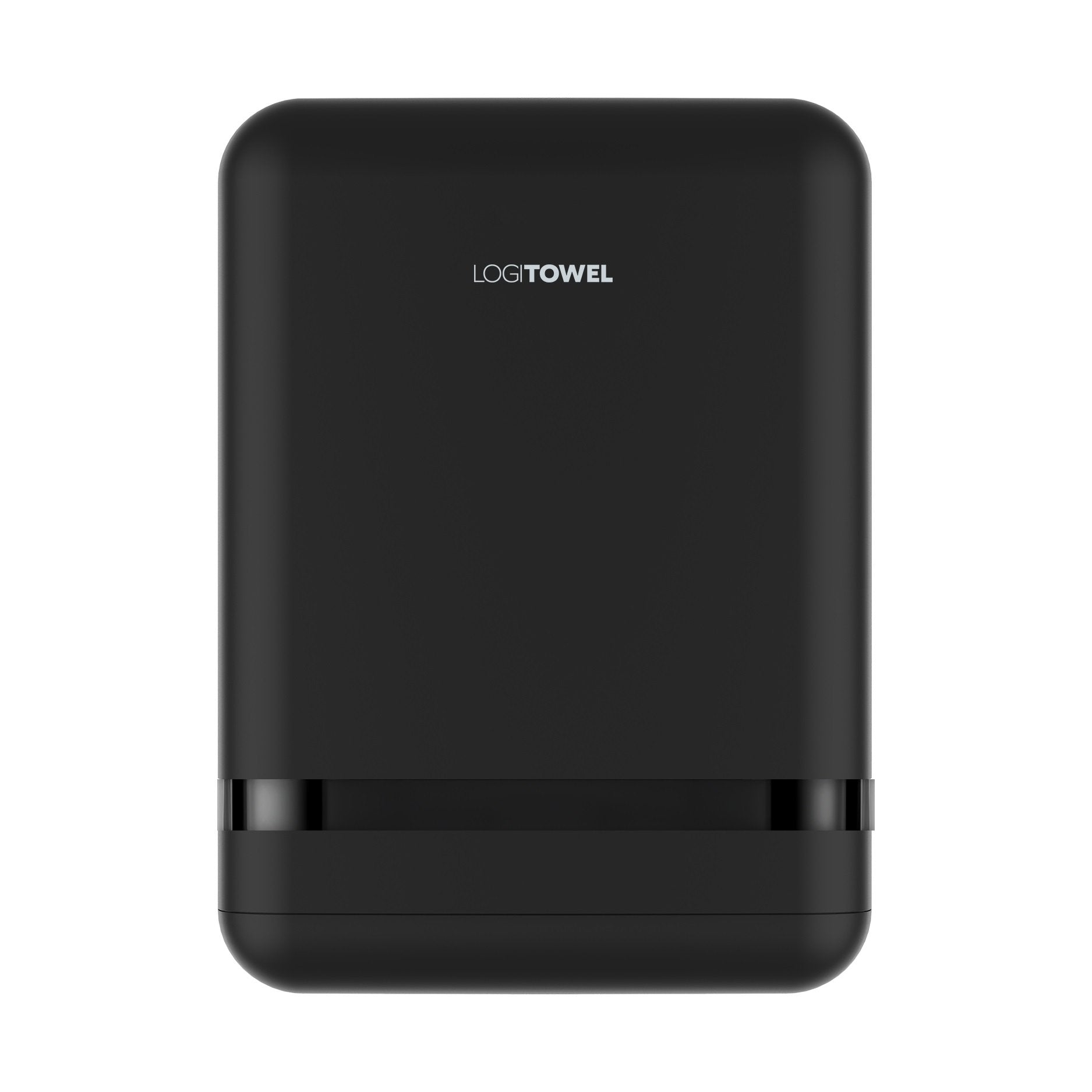 LOGITOWEL Interleaved Hand Towel Dispenser - Black