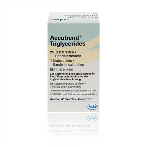 Accutrend Test Strips Triglycerides - Box (25)