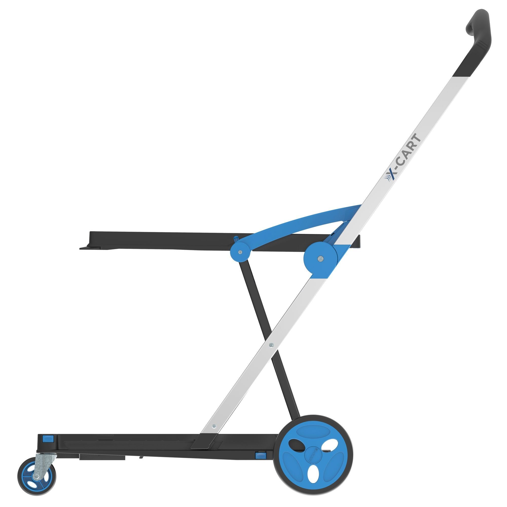 V-Cart Folding Trolley with Folding Basket