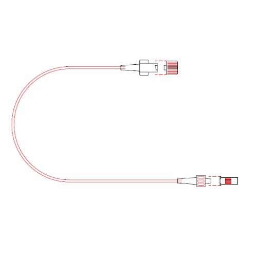 Tuta MICROBORE Extension Set 25cm (Priming Volume 0.2mL) - EACH