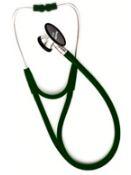 WELCH ALLYN Harvey DLX Cardiology Double Head Stethoscope - Forest Green