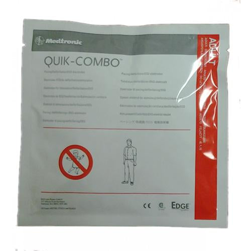Lifepak Adult Quick-Pak Electrodes to suit LifePac 20 (60cm Lead Wire)