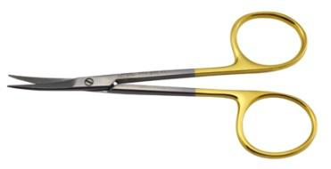 Iris Scissors Tungsten Carbide Curved 11cm (Dissecting/Delicate) HIPP
