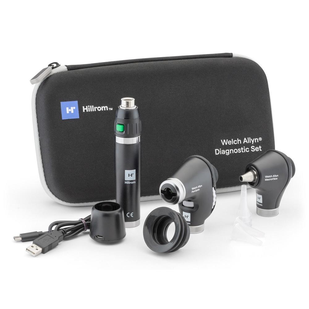 WELCH ALLYN Diagnostic Set, PanOptic Basic, Macroview Basic, Li-Ion Basic USB