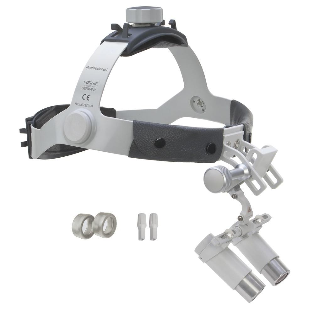 HEINE HRP Binocular Loupe 3.5x Set 420mm + i-View on Professional Headband