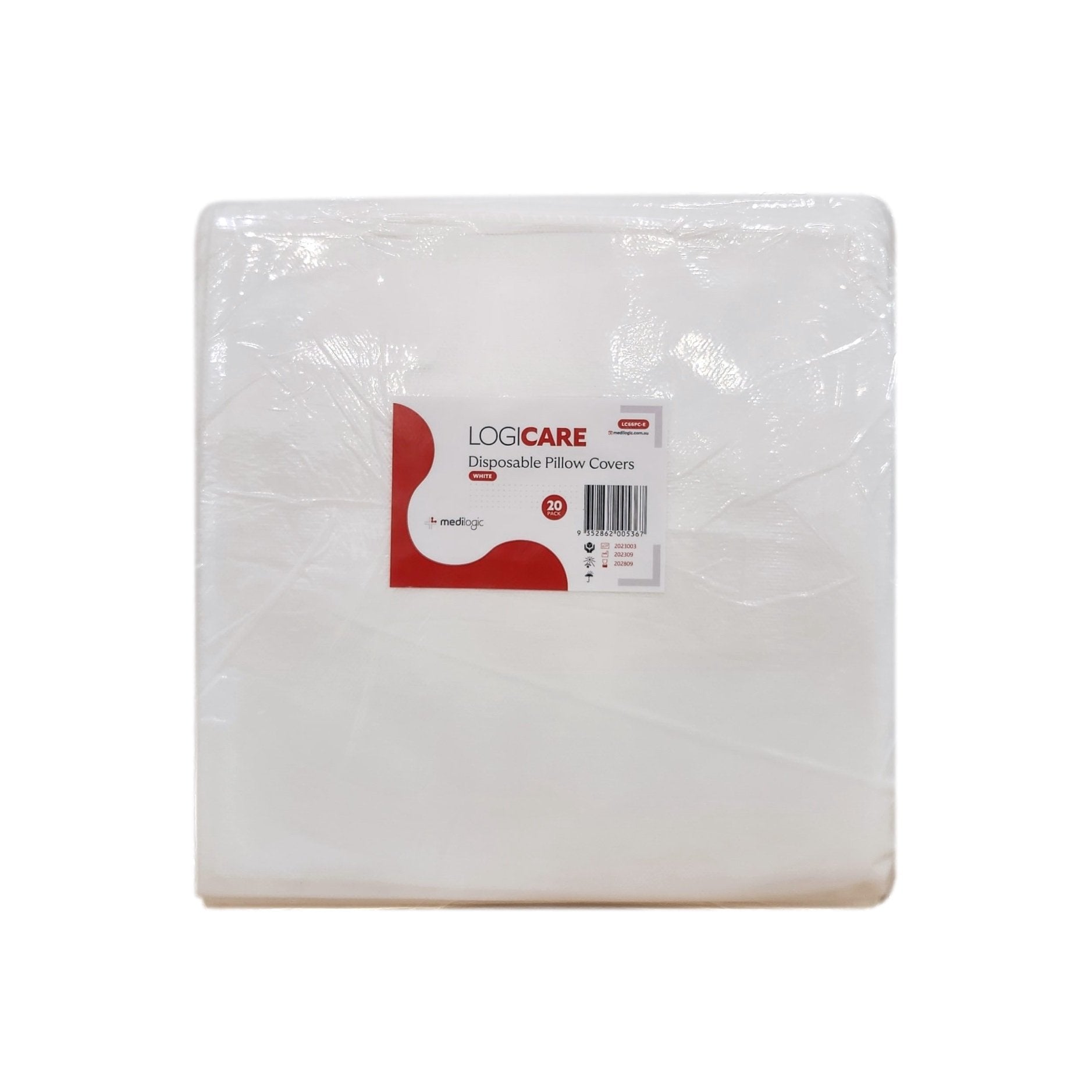 LOGICARE Disposable Pillow Covers White - Carton (200)