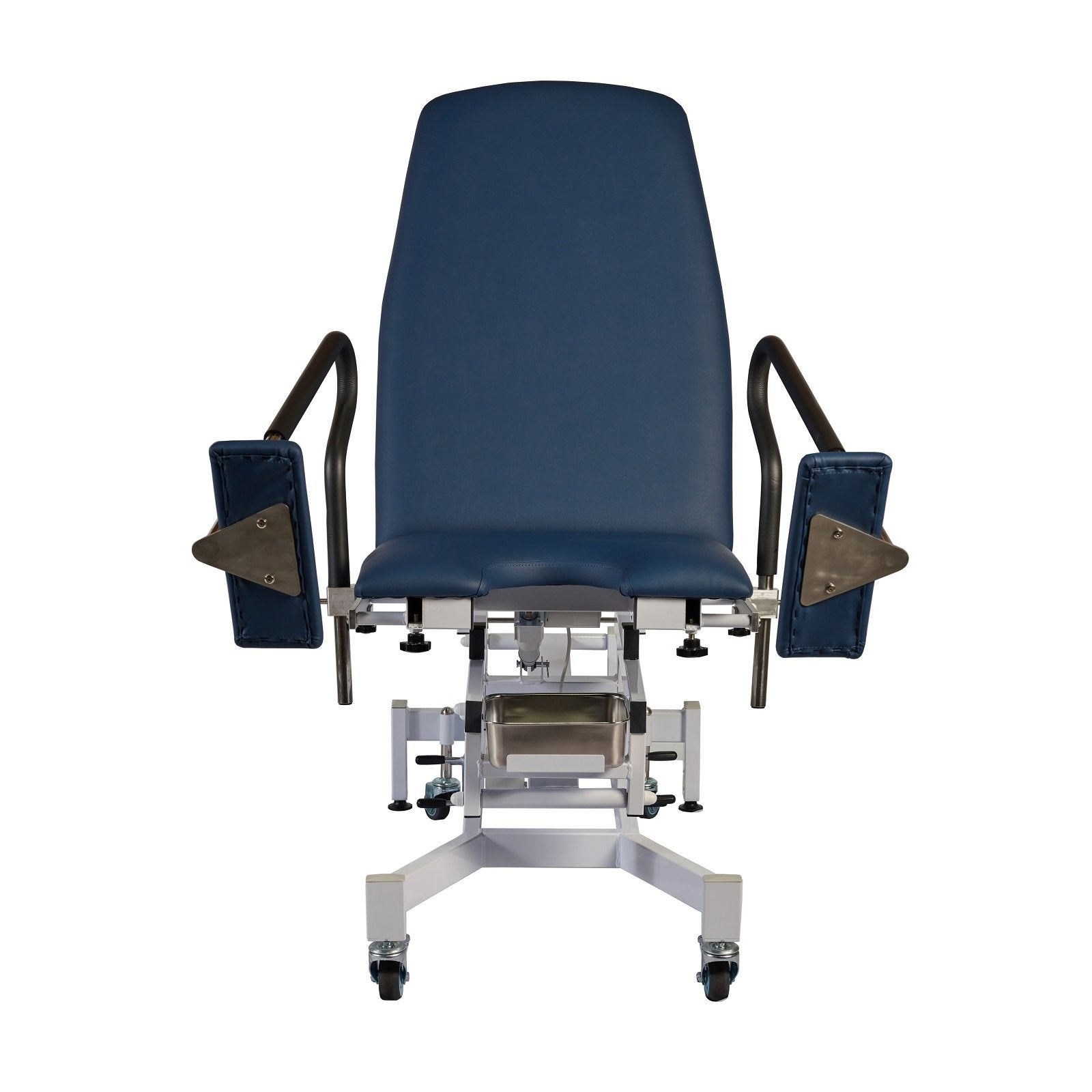LOGIFORM Deluxe Electric Gynaecology Couch Navy Blue