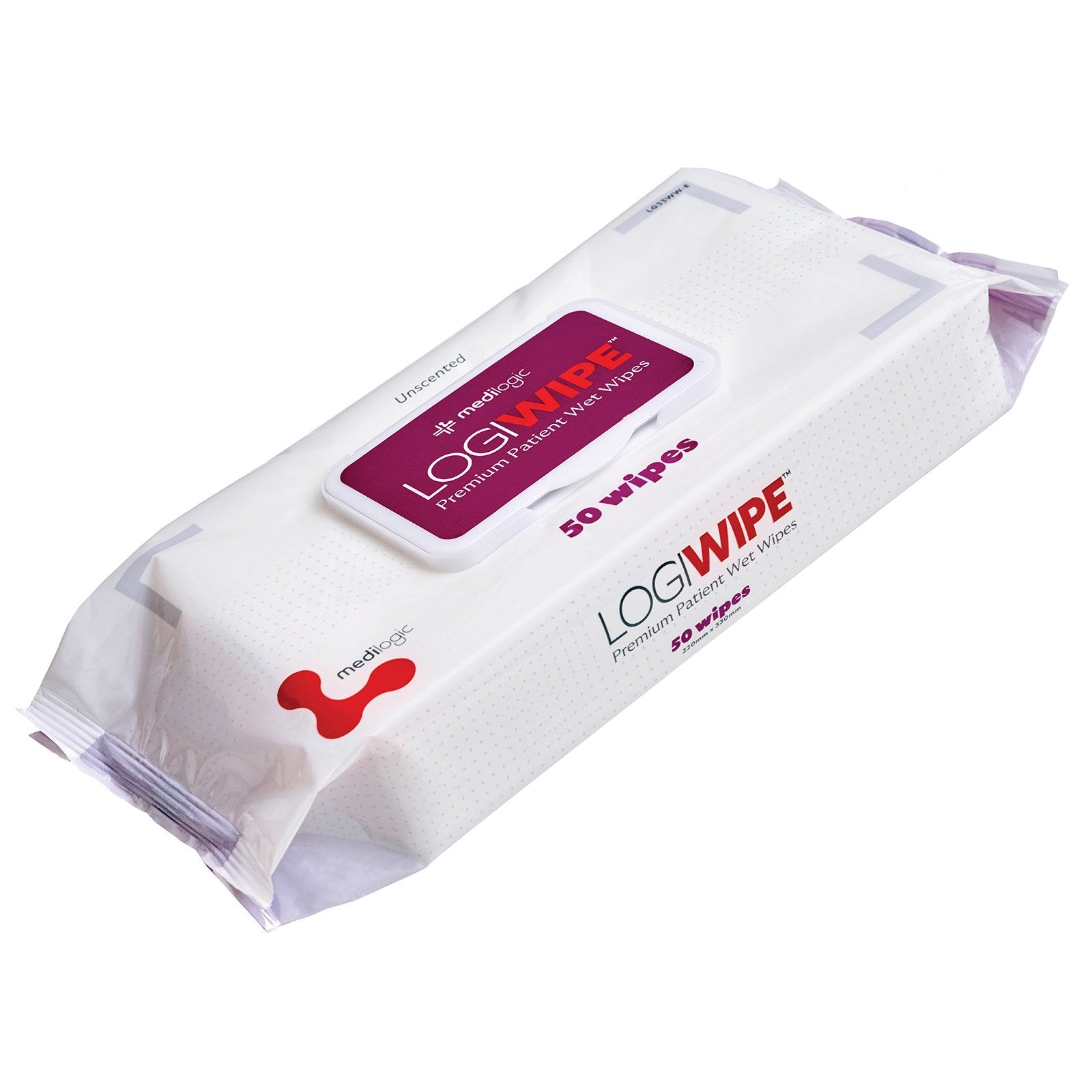 LOGIWIPE Premium Patient Wet Wipes - Pack (50)